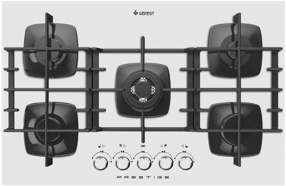 GEFEST СГ СН 2340 К12 газовая поверхность