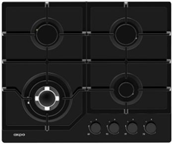 AKPO PGA 604 FGC-T BL газовая поверхность