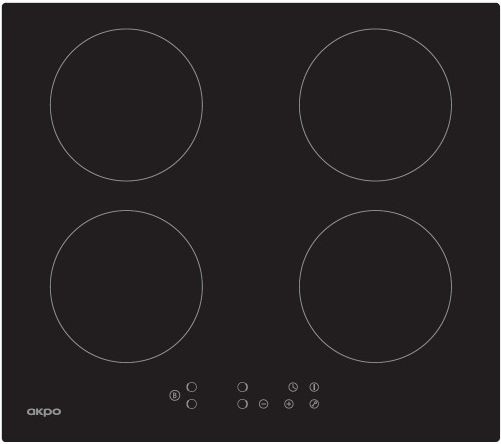AKPO PIA 6094014СС BL индукционная поверхность