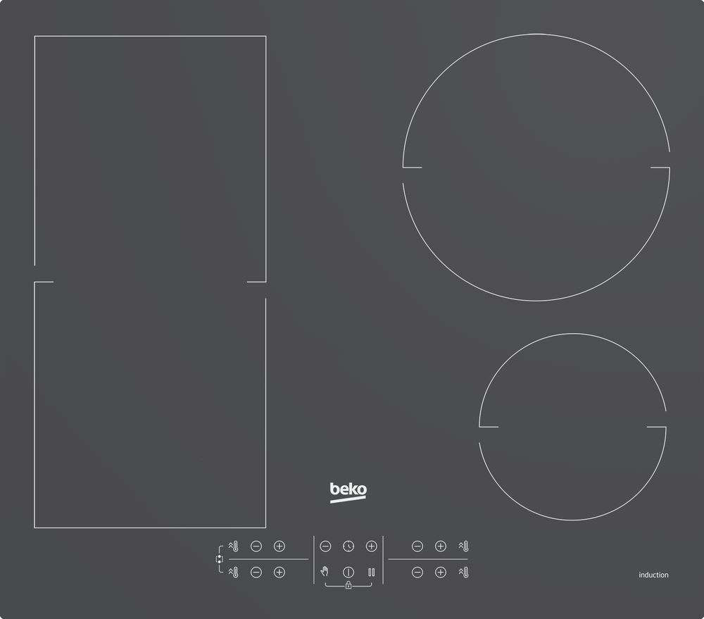 Beko HII64200FMTZG индукционная поверхность