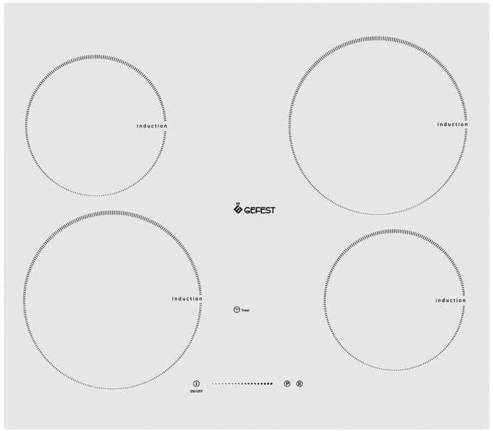 GEFEST ЭС В СН 4232 К12 индукционная поверхность