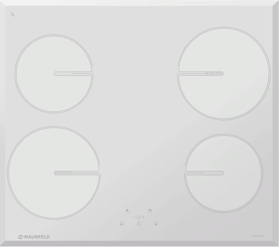 Maunfeld MVI59.4HZ.2BT-WH индукционная поверхность