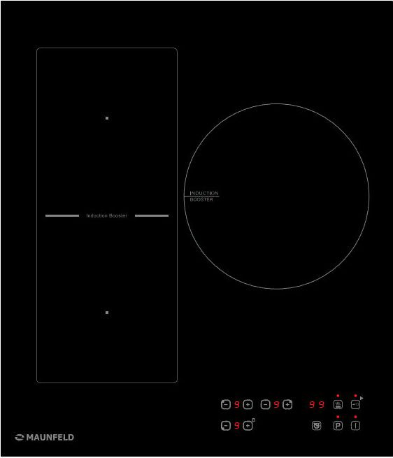 Maunfeld CVI453BK1 индукционная поверхность