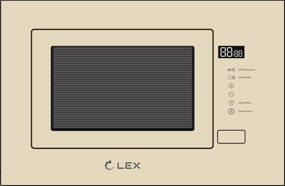 LEX BIMO 20.01 IVORY встраиваемая микроволновая печь