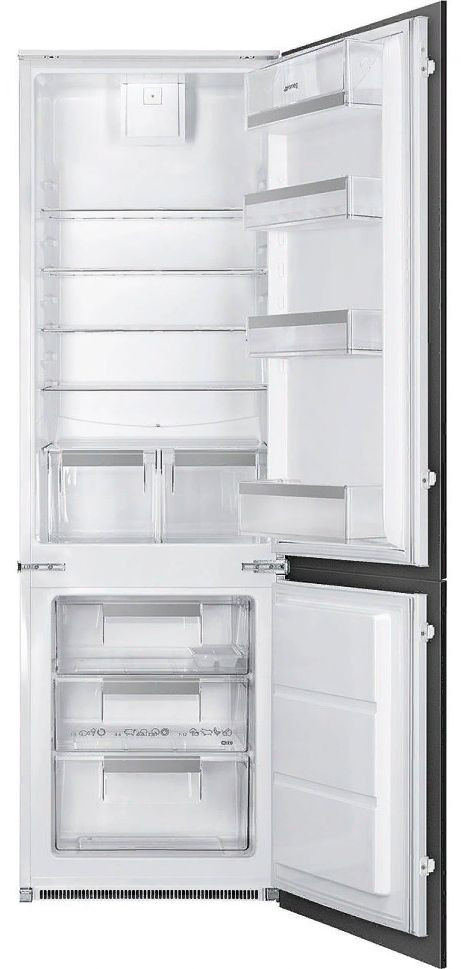 Smeg C81721F двухкамерный холодильник встраиваемый