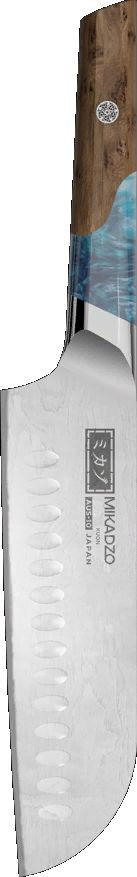 Mikadzo Набор ножей Damascus Kuon+универс.подставка