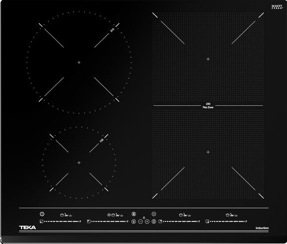 Teka IZF 64440 MSP BLACK индукционная поверхность