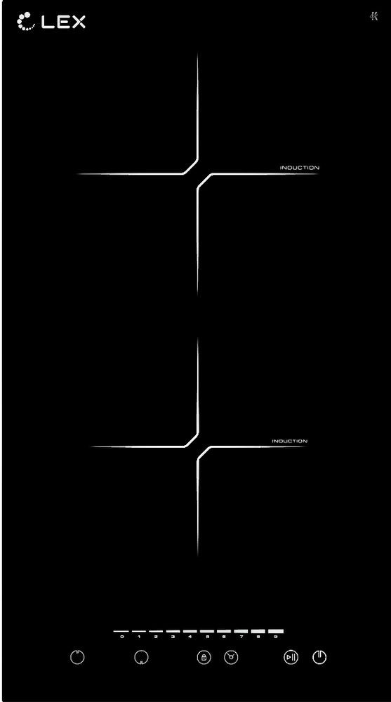 LEX EVI 320-2 BL индукционная поверхность