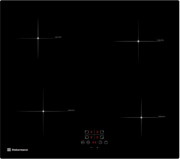 Hebermann HBKI 6040.1 B индукционная поверхность