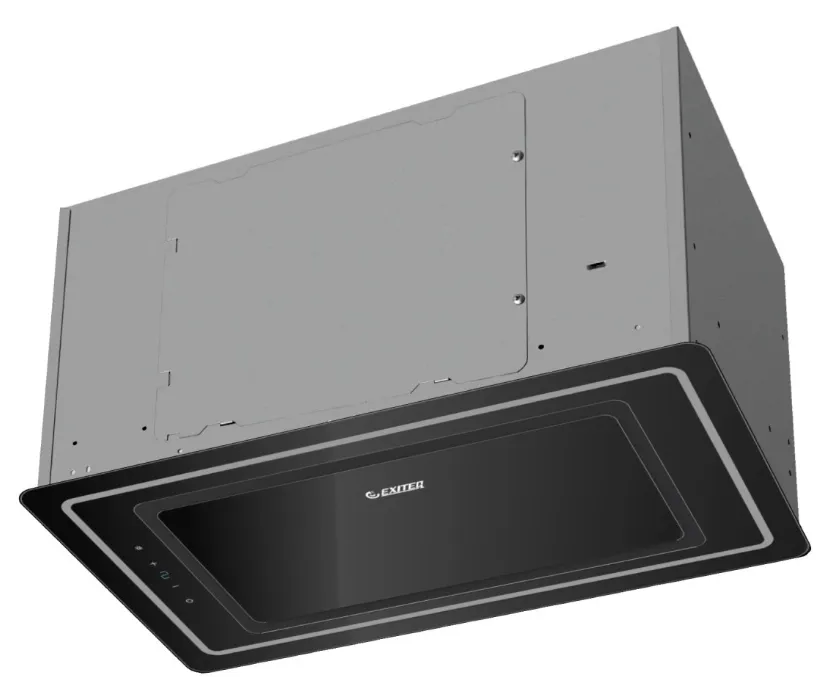 EXITEQ EX-1286 black встраиваемая вытяжка для шкафа