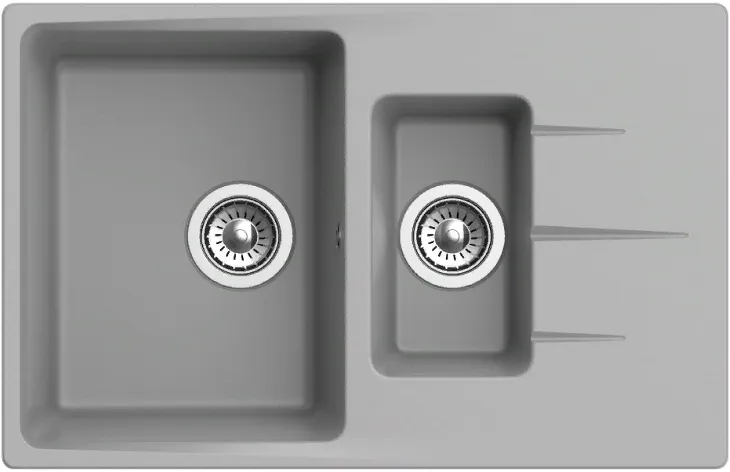 Ewigstein Gerd G- 60KF, мойка, гранит, серый металлик