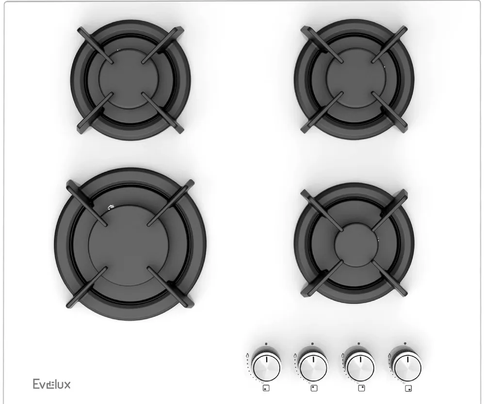 Evelux HEG 605 WG газовая поверхность