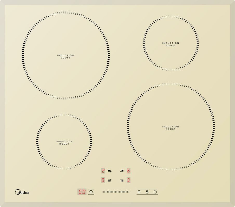 Midea MIH64721FIV индукционная поверхность