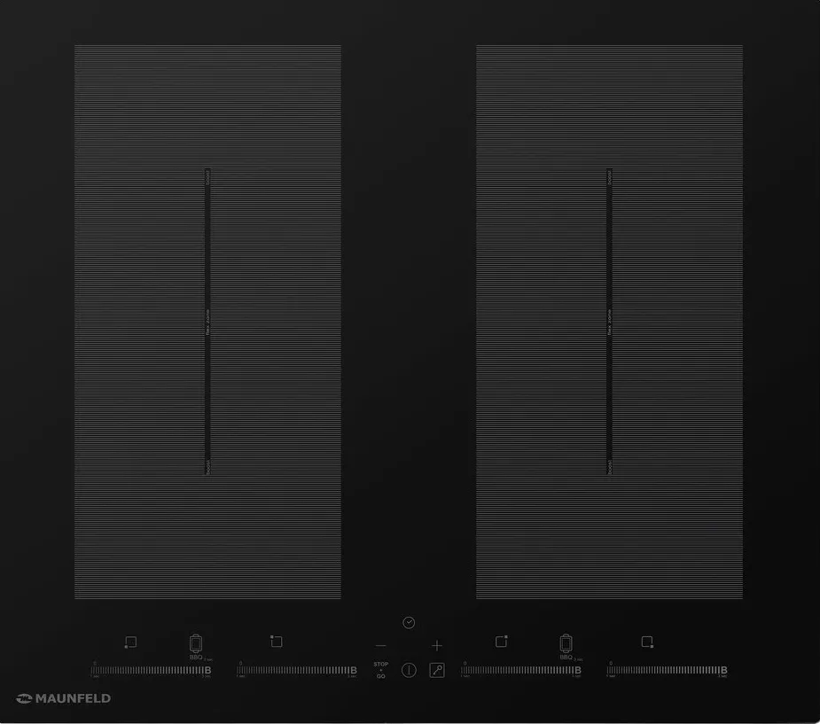 Maunfeld EVI.594.FL2(S)-BK индукционная поверхность