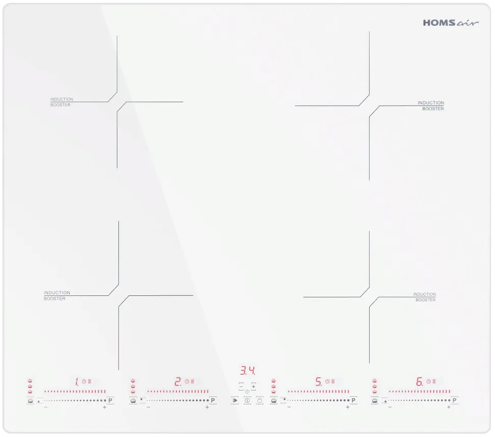 HOMSair HIC64SWH индукционная поверхность