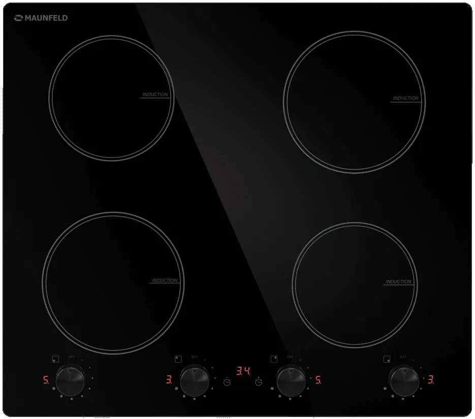 Maunfeld CVI594MBK2 индукционная поверхность