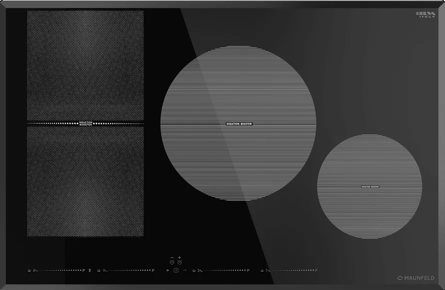 Maunfeld CVI804SFBK LUX индукционная поверхность