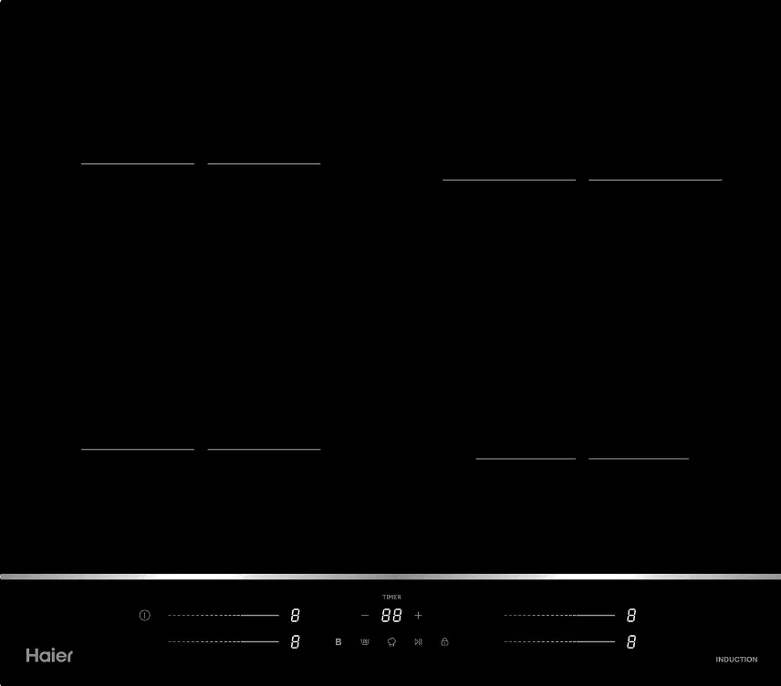 Haier HHY-Y64WSLB индукционная поверхность