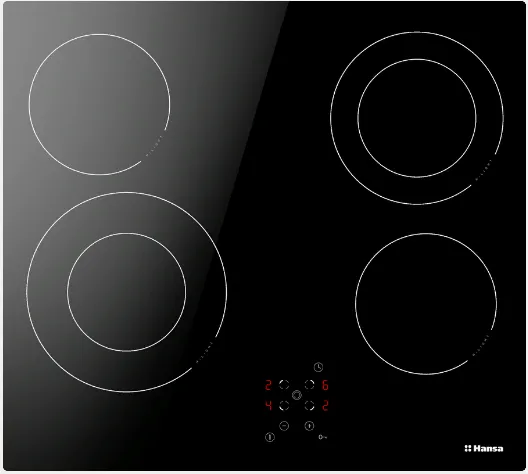 Hansa BHC66506 стеклокерамическая поверхность