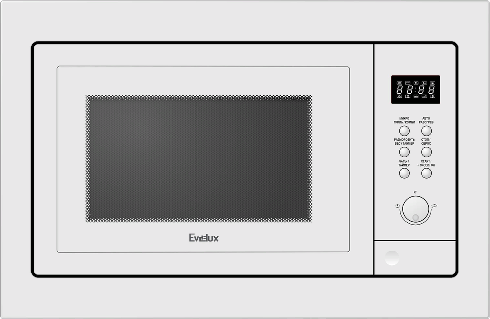 Evelux MW 25 W встраиваемая микроволновая печь